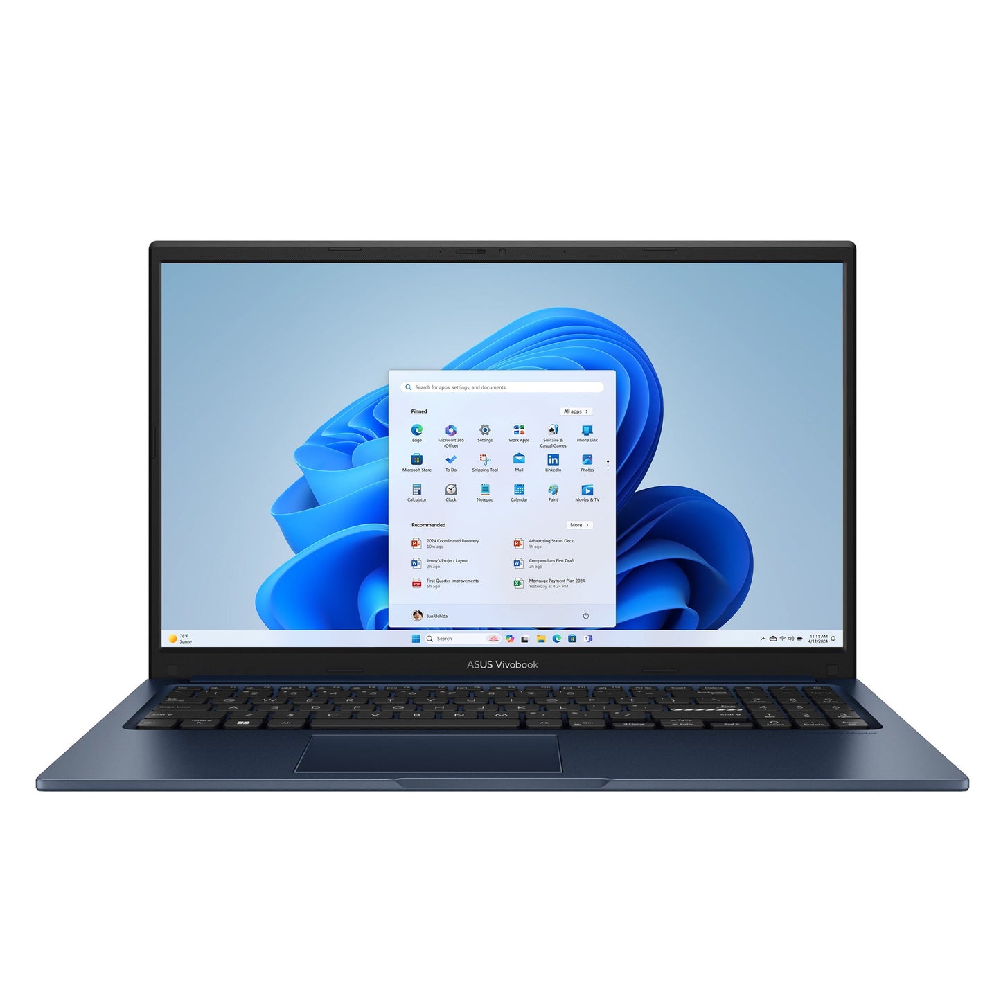 Vivobook15.6" Intel Core i5 8GB RAM 256GB SSD Quiet Blue