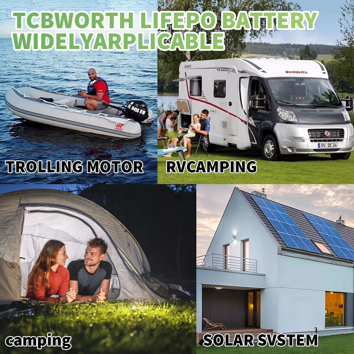 12V 300Ah Lifepo4 Battery, for Rv,Solar,,Home Energy Storage,Off-Grid, Deep Cycles Lithium Batteries