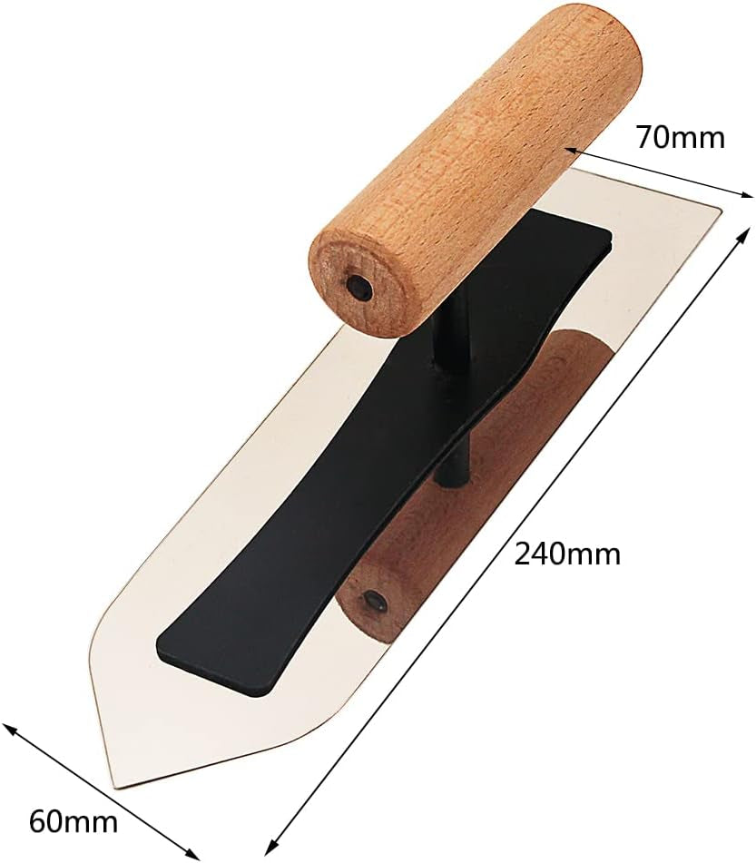 Stainless Steel Venetian Plaster Japanese Finishing Trowel Set 3 PC Art Paint Plastering Hand Tools