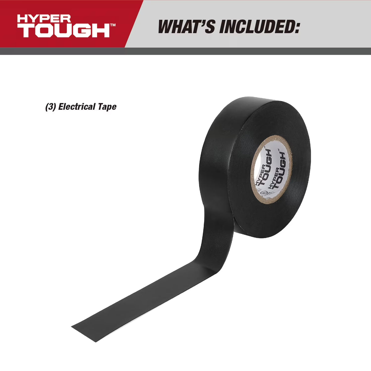 Black Electrical Tape, 3-Pack