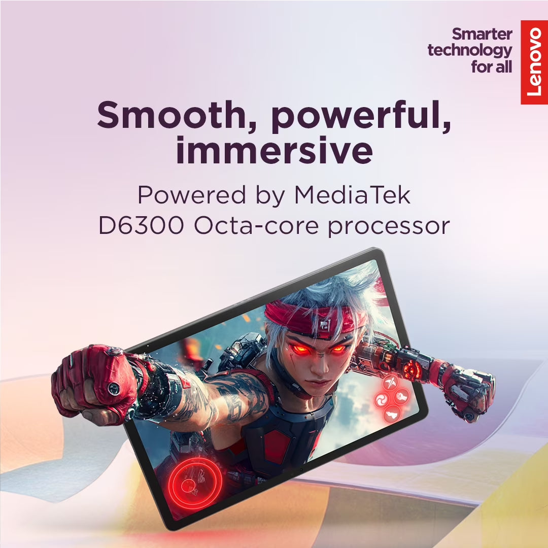 Idea Tab 11" 2.5K Mediatek Dimensity 6300 8GB 128GB Android 15, Luna Grey ZAFR0912US