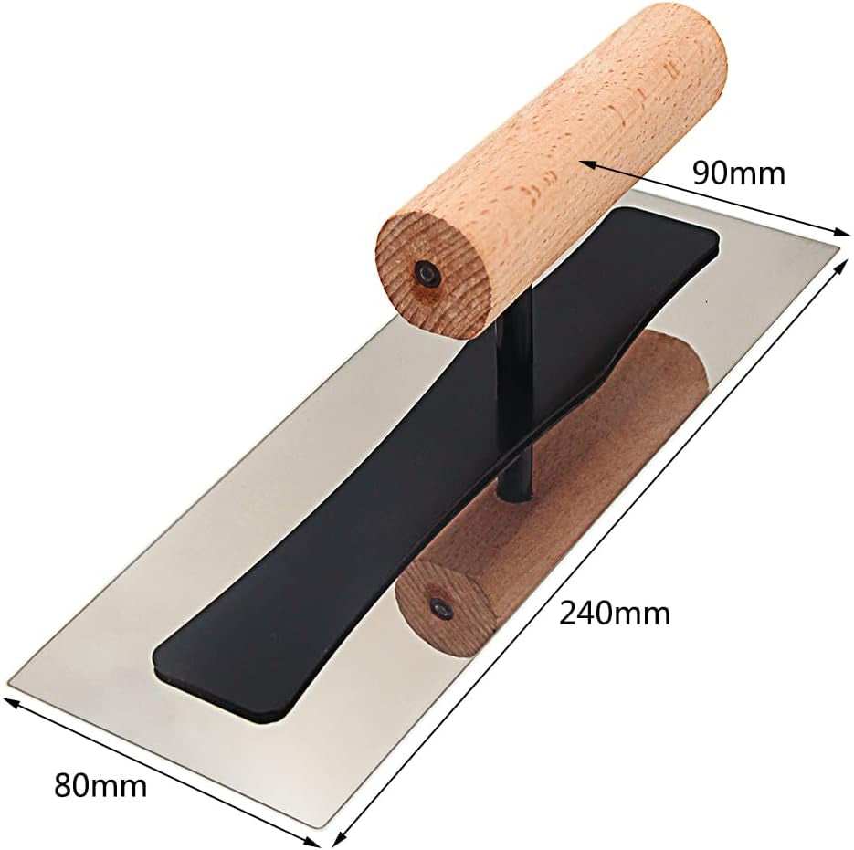Stainless Steel Venetian Plaster Japanese Finishing Trowel Set 3 PC Art Paint Plastering Hand Tools
