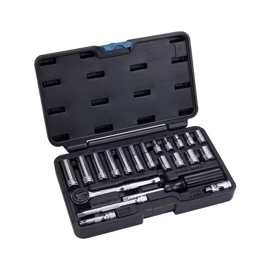 21-Piece SAE Mechanics Tool Set with Case