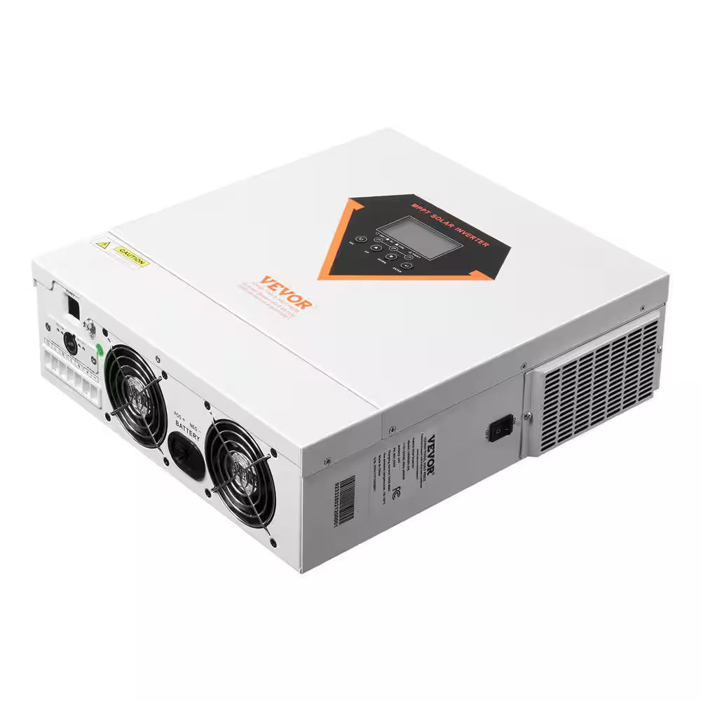 Hybrid Solar Inverter 3000-Watt All in One Sine Wave Power Inverter Charger Kit 24-Volt DC to 110/120-Volt AC Offgrid