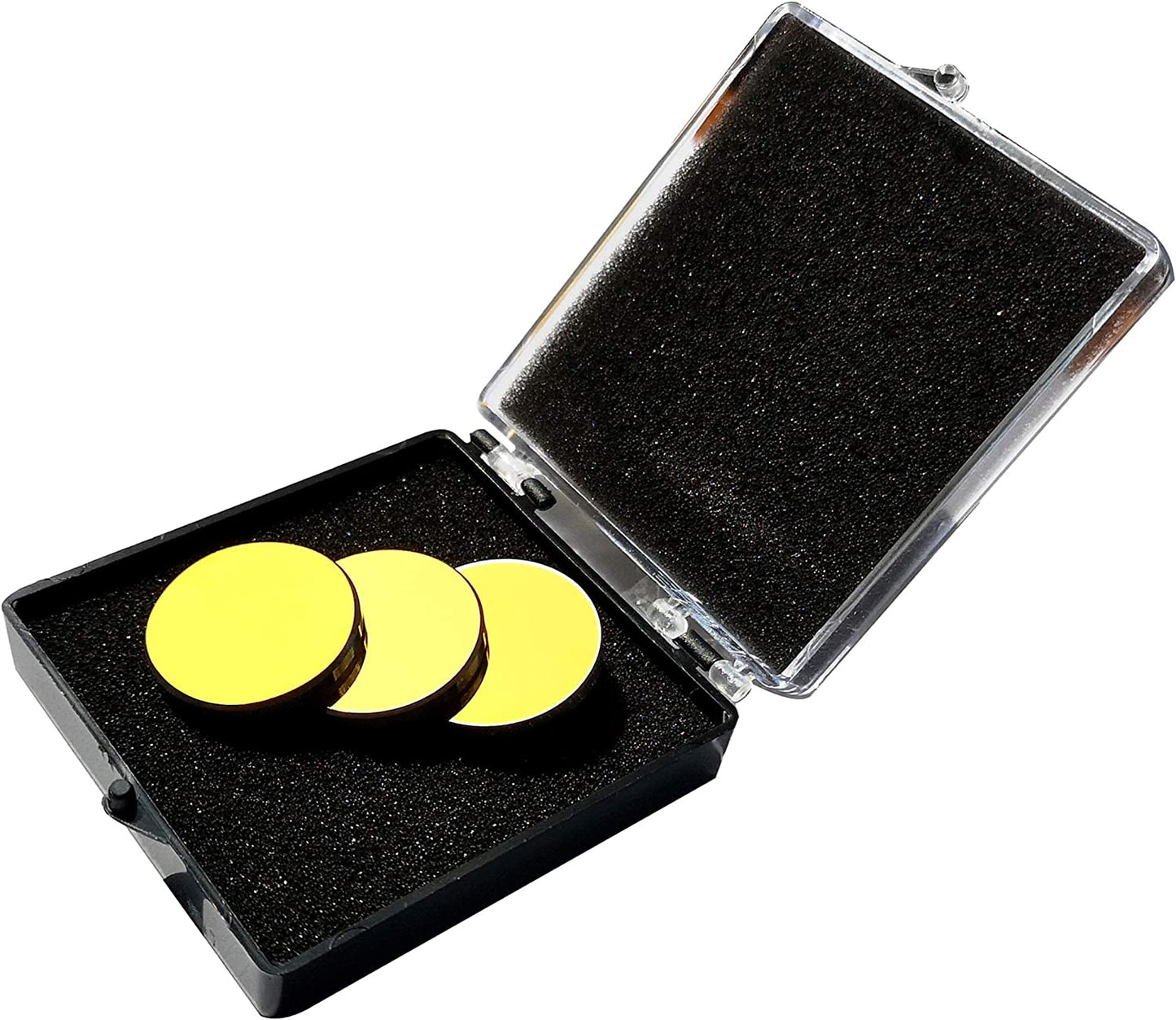 25Mm CO2 Laser Mirror Si Reflective Lens 3PCS CO2 Laser Lens Si Gold Plated Laser Mirrors Dia 25Mm Co2 Laser Mirror for CO2 Laser Machine