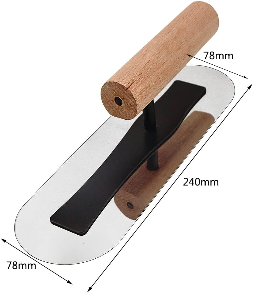 Stainless Steel Venetian Plaster Japanese Finishing Trowel Set 3 PC Art Paint Plastering Hand Tools