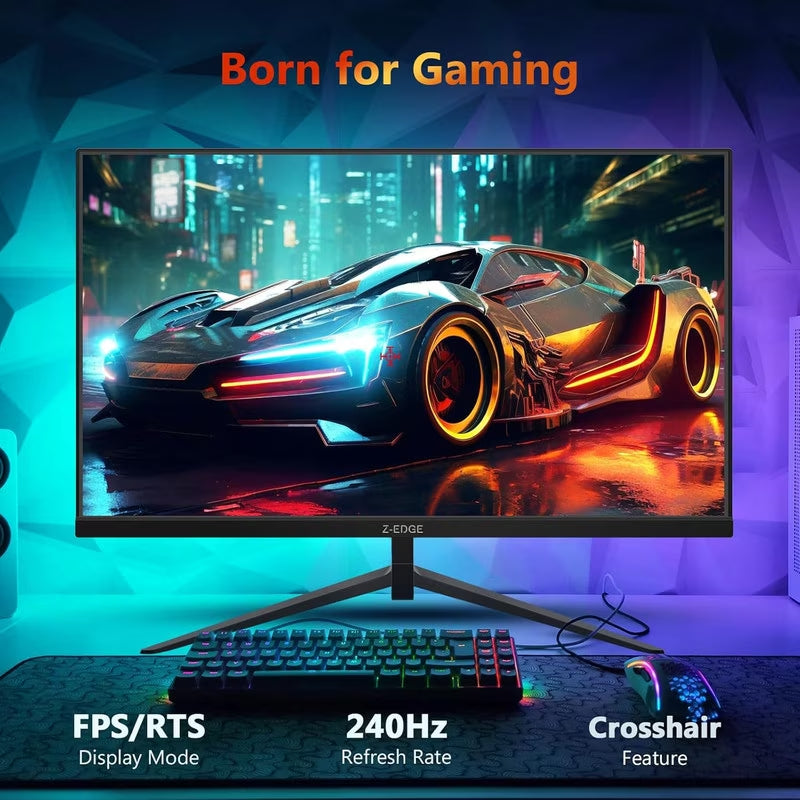25 Inch Gaming Monitor 1080P 240Hz 1Ms MPRT FHD VA Panel 350Cd/M² Brightness Computer Monitor