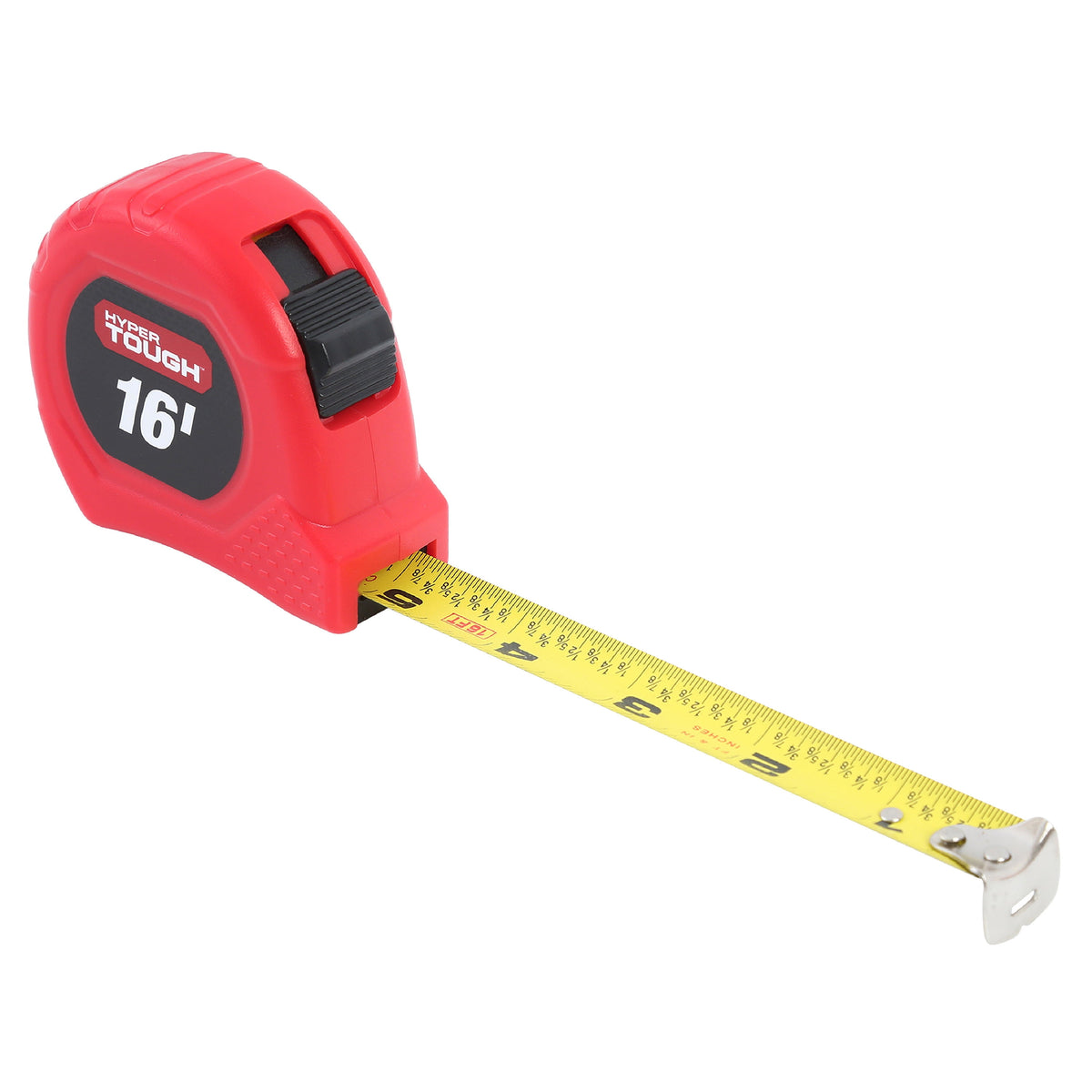 Tape Measure, 16 Ft, Nylon Coated Blade