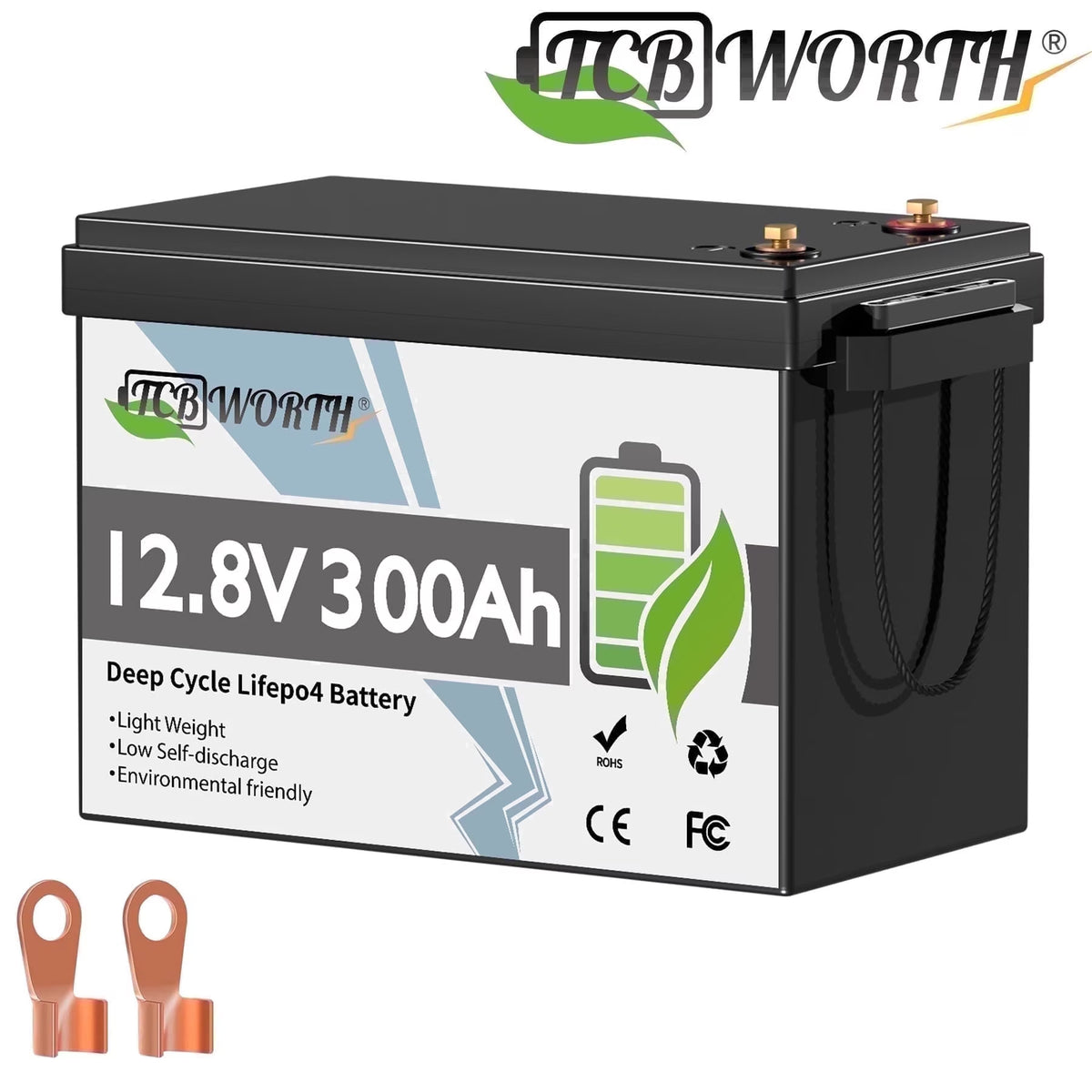 12V 300Ah Lifepo4 Battery, for Rv,Solar,,Home Energy Storage,Off-Grid, Deep Cycles Lithium Batteries