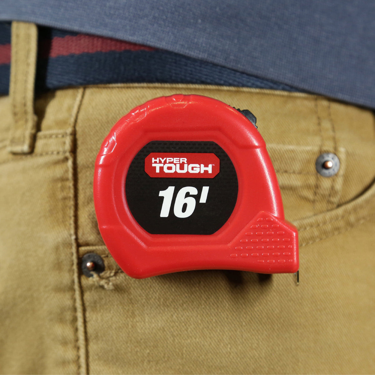 Tape Measure, 16 Ft, Nylon Coated Blade