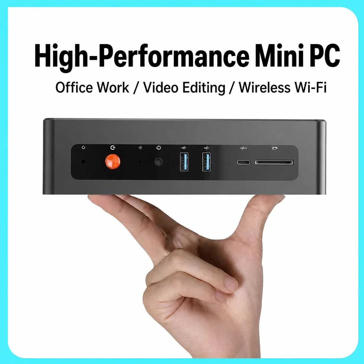 Mini PC Desktop Computer, Core I5 up to 3.7 Ghz 16GB RAM 256GB, HDMI 4K@60Hz Output, Small Form Factor Home Office Mini Computer