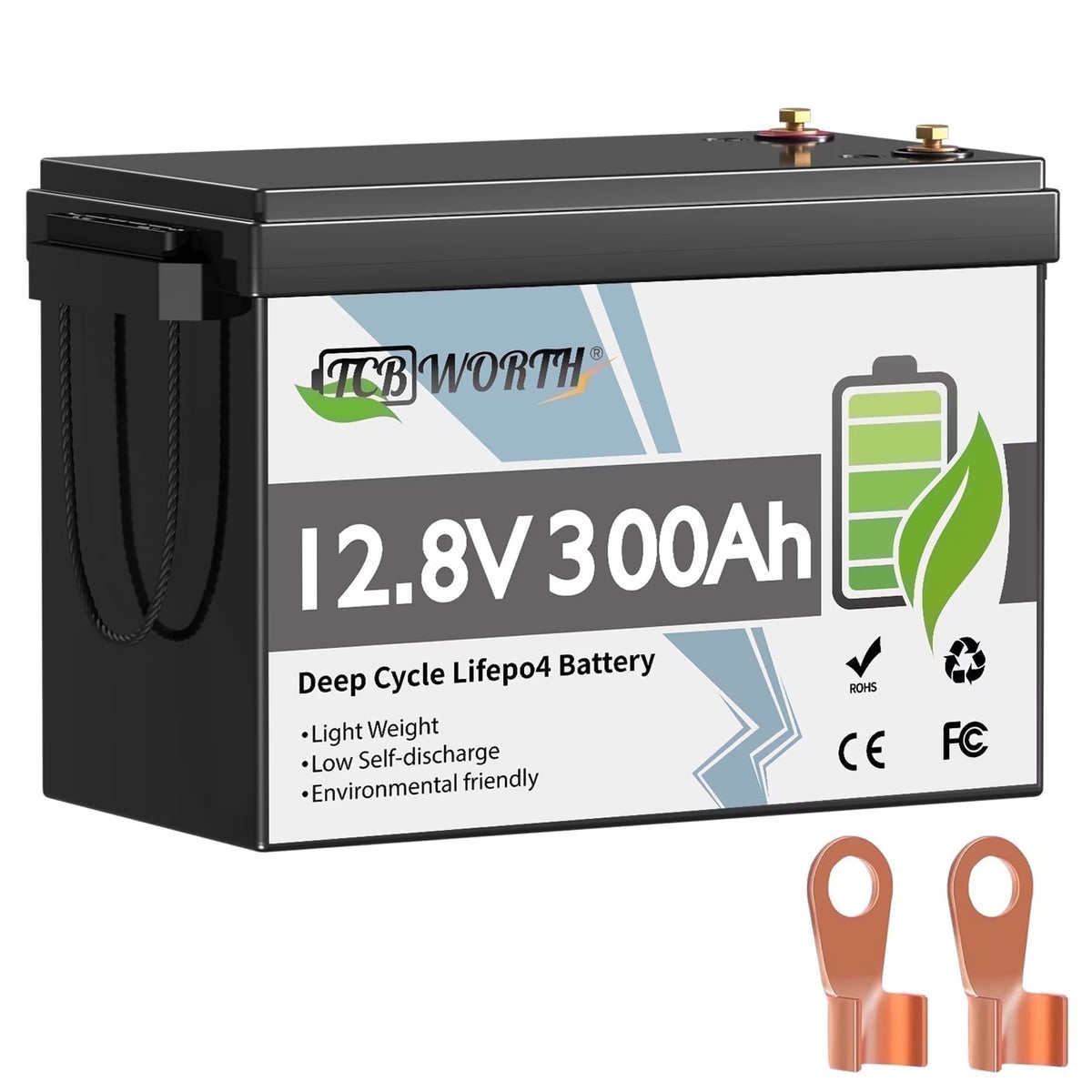 12V 300Ah Lifepo4 Battery, for Rv,Solar,,Home Energy Storage,Off-Grid, Deep Cycles Lithium Batteries