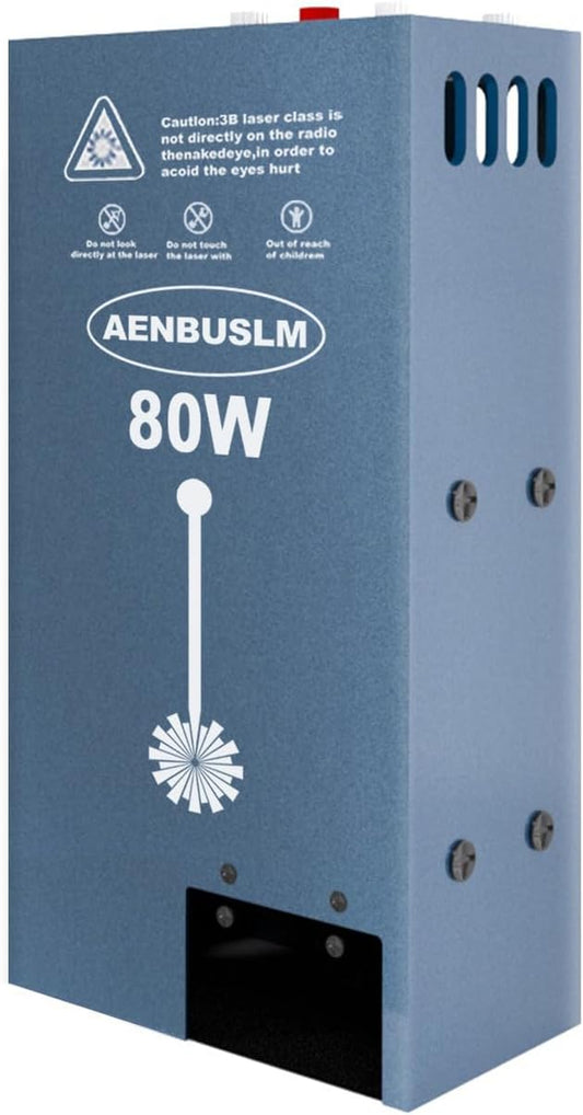 Laser Module,Laser Engraving Cutting Module for Wood, Compressed Spot CNC Carving DIY Laser Master for Laser Cutter & Laser Engraver Machine - Class 4 (AMZ2-NZB-80W)