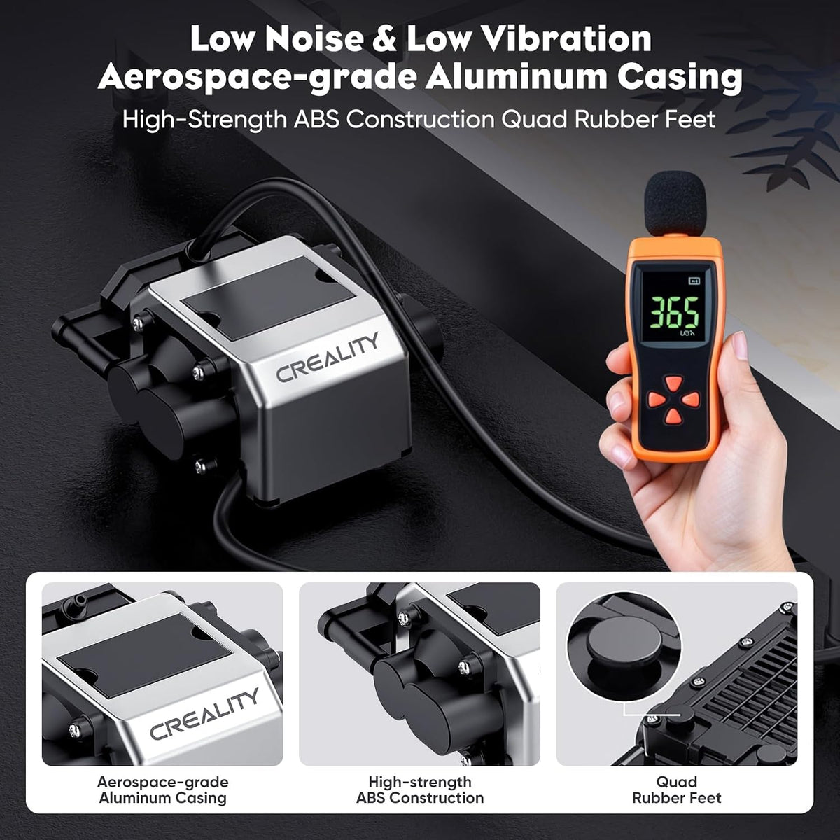 Air Assist for Laser Cutter, Laser Air Assist Laser Engraver for Wood and Metal 22L/Min Air Output for Laser Air Assist Protect Laser Lens Reduce Surface Temperature