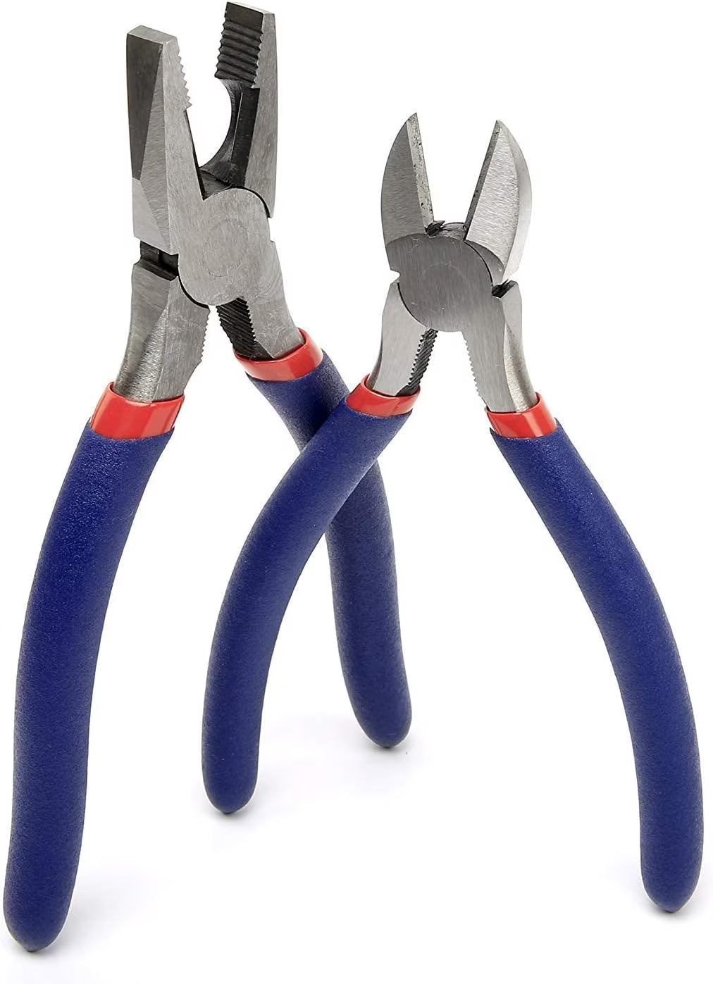 7-Piece Pliers Set with Groove Joint, Long Nose, Slip Joint, Linesman, and Diagonal Pliers for DIY & Home Use