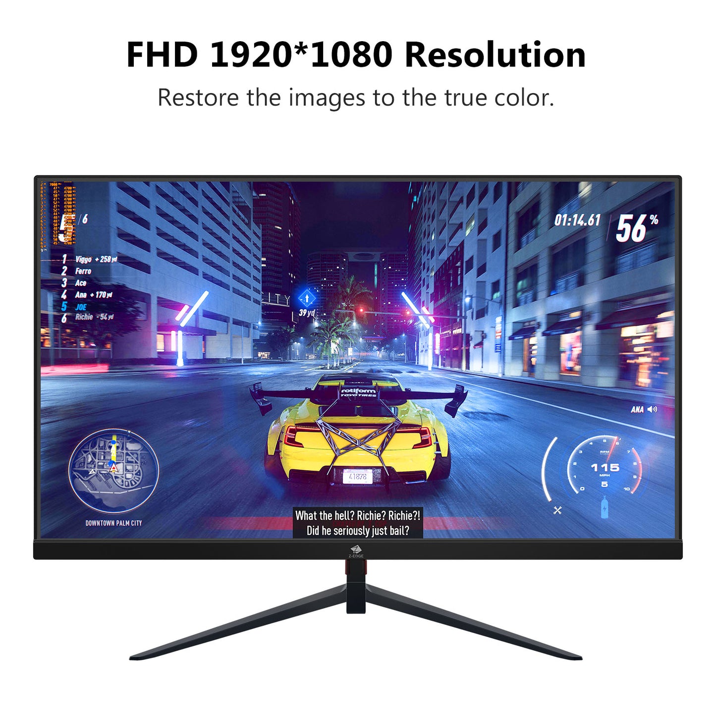 25 Inch Gaming Monitor 1080P 240Hz 1Ms MPRT FHD VA Panel 350Cd/M² Brightness Computer Monitor
