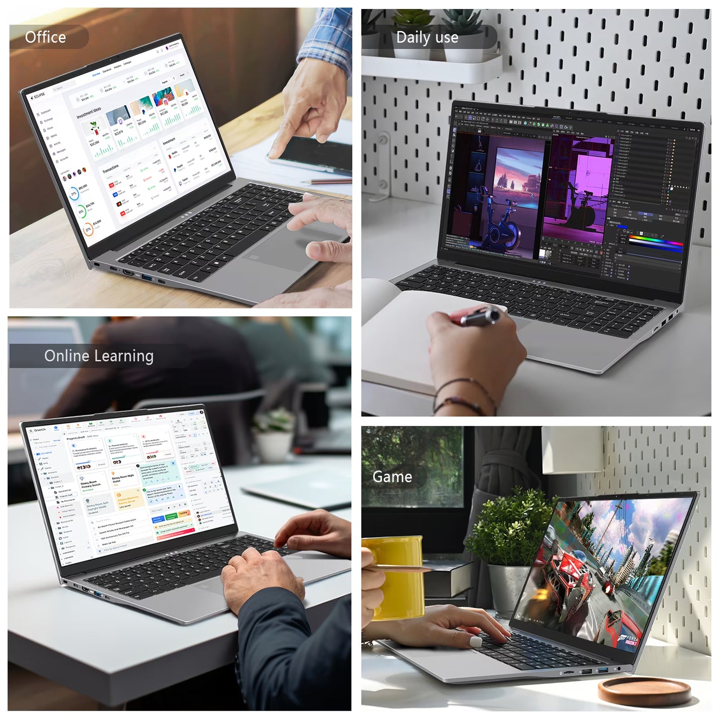 15.6" Student Laptop Notebook, AMD Ryzen 3 up to 3.5Ghz, 8GB RAM, 512GB SSD, Backlit Keyboard & Fingerprint Unlock