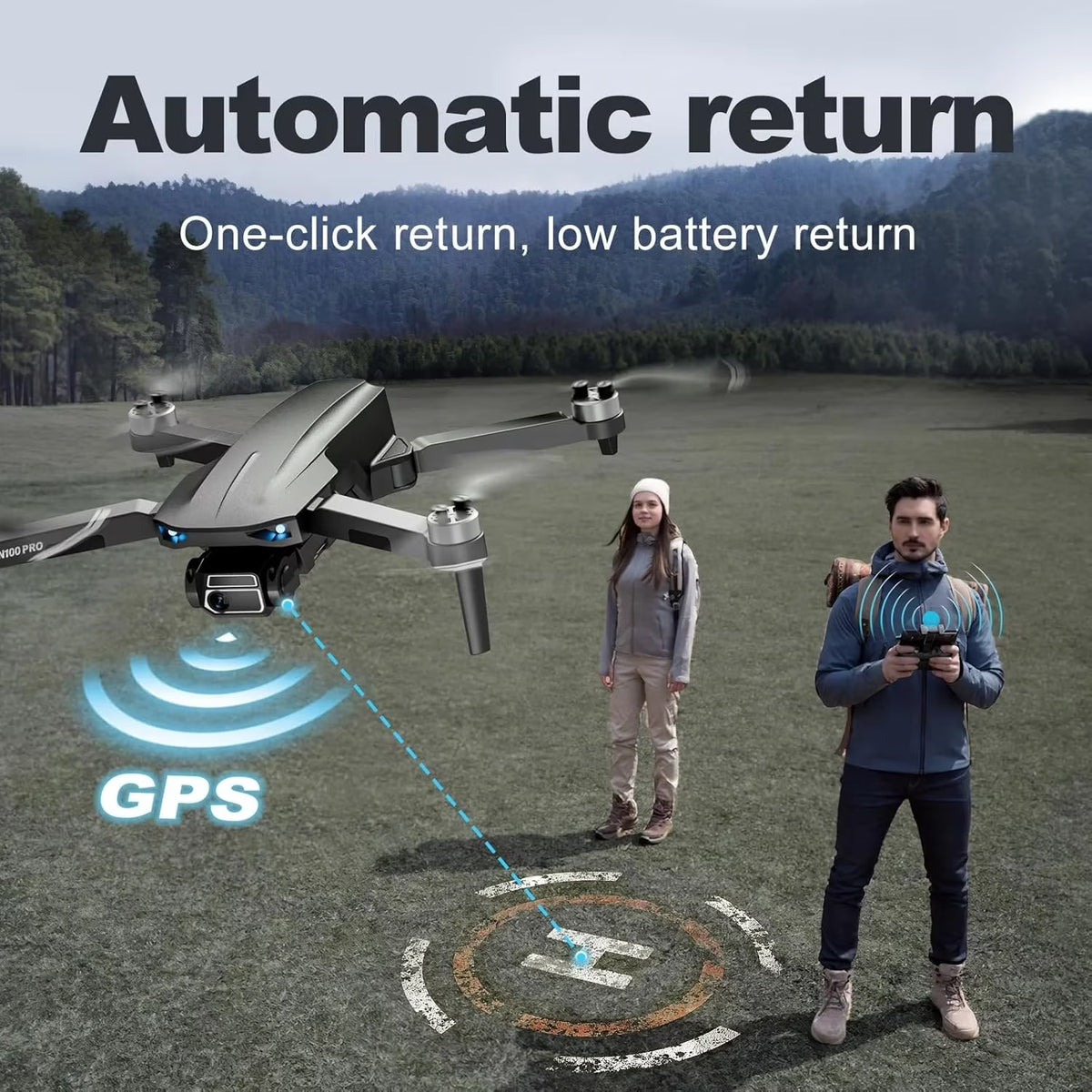 4K Drone with Camera for Adults, 52-Min Flight, 10,000FT Range, 249G Foldable FPV Quadcopter, 5G Wifi, Brushless Motor, Smart Return Home (Grey)