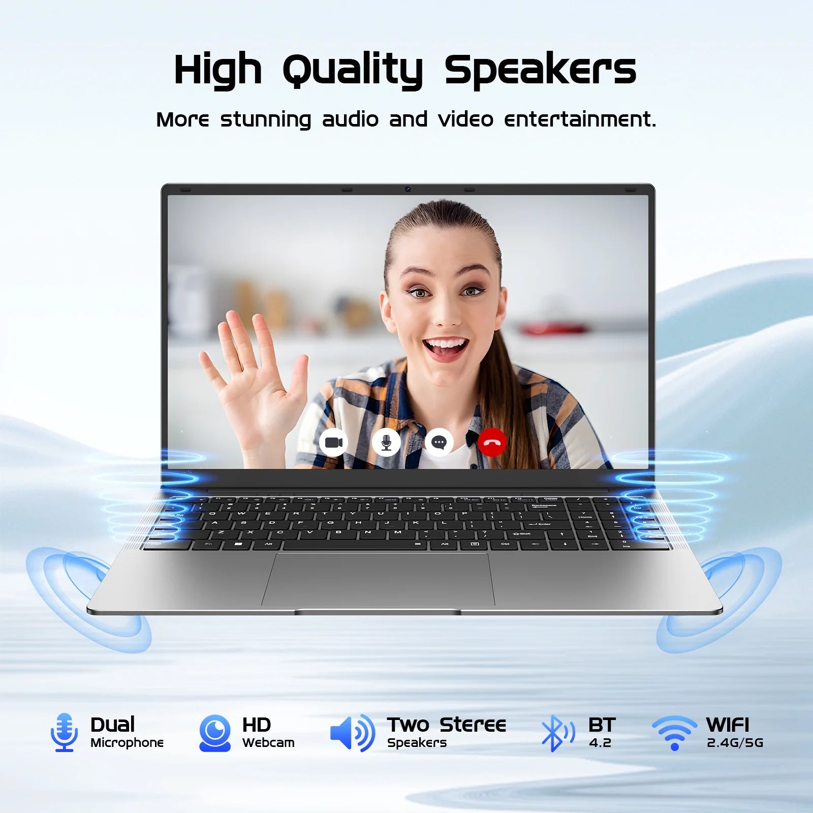 15.6" Laptop,12Gb RAM 256GB Ssd,Windows 11 Pro Notebook PC,MS Office 365,Intel Celeron N4000(Up to 2.6Ghz) Bussiness Computer